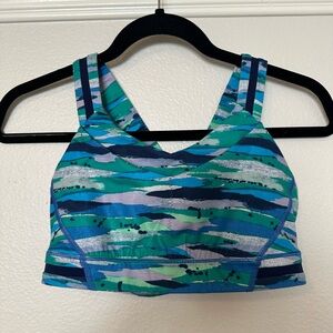 Lululemon Colorful Striped Sports Bra